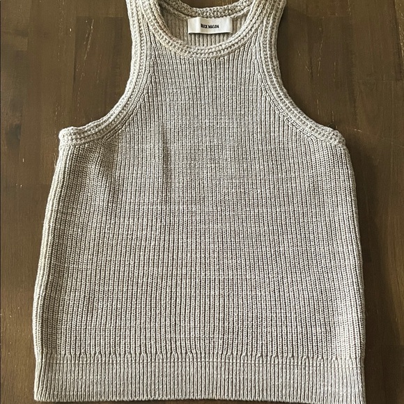 Buck Mason Sweaters - Buck Mason tan Knit sleeveless Sweater tank small